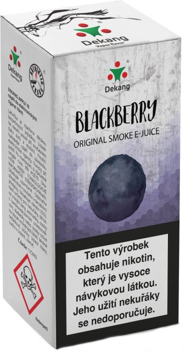 E-liquid Dekang Blackberry 10ml 16mg (ostružina)