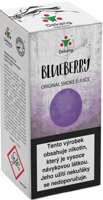 E-liquid Dekang Blueberry 10ml 16mg (borůvka)