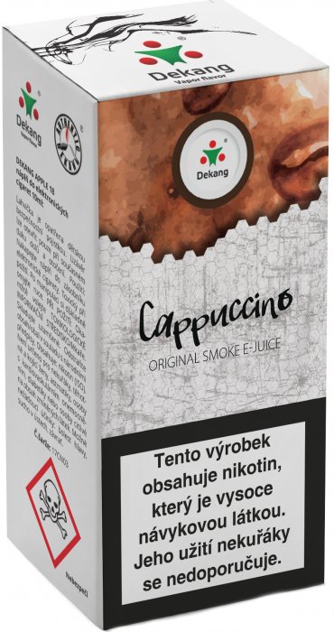 E-liquid Dekang Cappuccino 10ml 6mg (kapučíno)