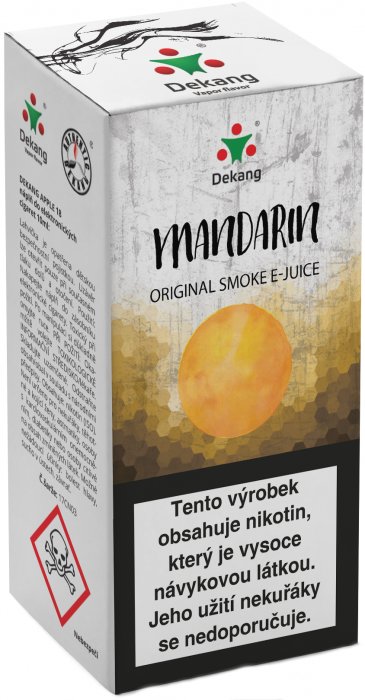 E-liquid Dekang Mandarin 10ml 18mg (mandarinka)