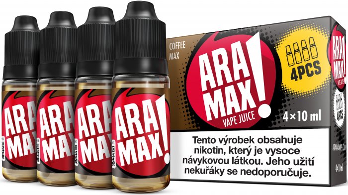 Aramax  4pack Coffee Max 4 x 10 ml 6 mg