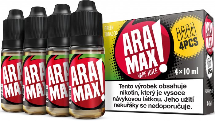 Aramax  4pack Green Tobacco 4 x 10 ml 6 mg
