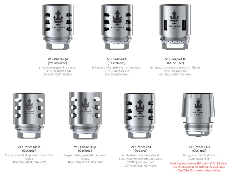 Smoktech TFV12 Prince V12 Prince - X6 žhavicí hlava 0,15ohm