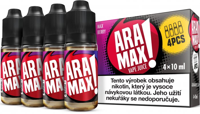 Aramax  4pack Max Berry 4 x 10 ml 18 mg