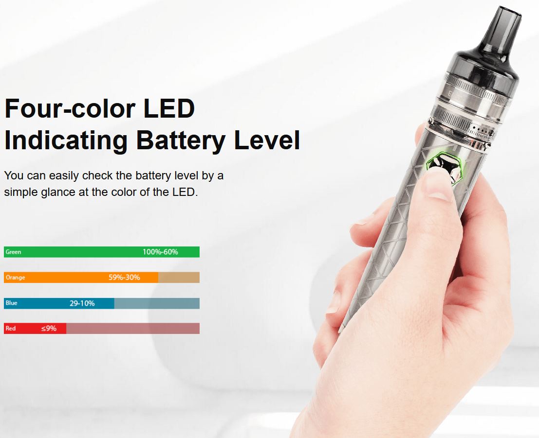 iSmoka Eleaf iJust 3 GTL Pod Tank elektronická cigareta 3000 mAh Stříbrná 1 ks