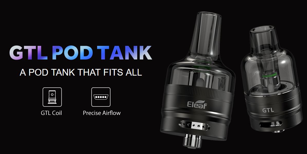 iSmoka-Eleaf GTL Pod Tank clearomizer Gunmetal 4,5ml