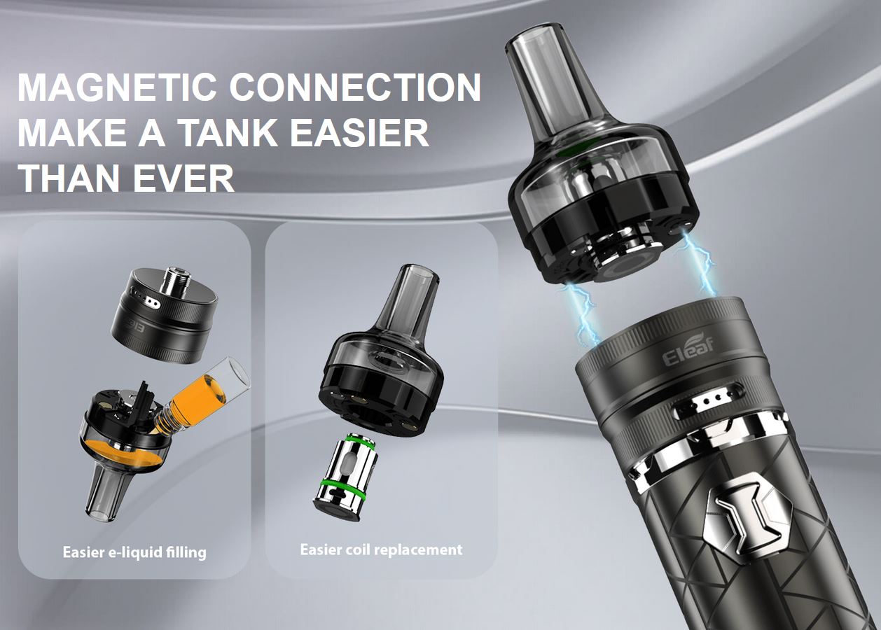 iSmoka-Eleaf GTL Pod Tank clearomizer Gunmetal 4,5ml