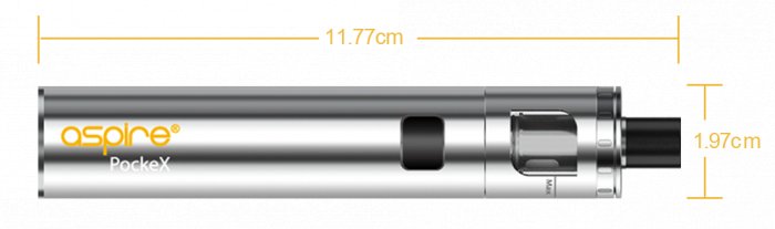 aSpire PockeX AIO 1500 mAh ANNIVERSARY EDITION Black Red 1 ks