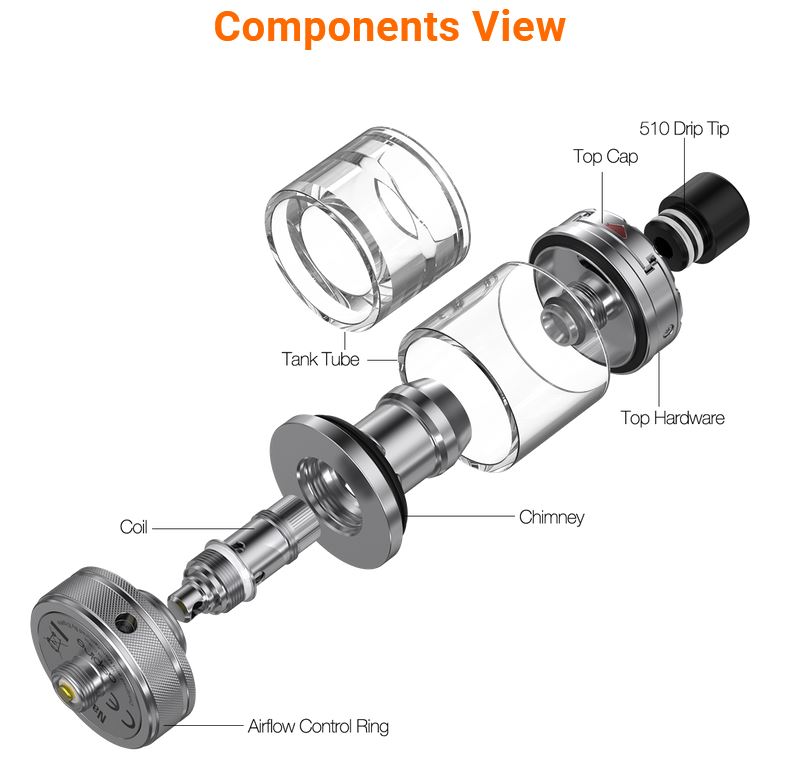 aSpire Nautilus 3 Clearomizer 4ml Gun Metal