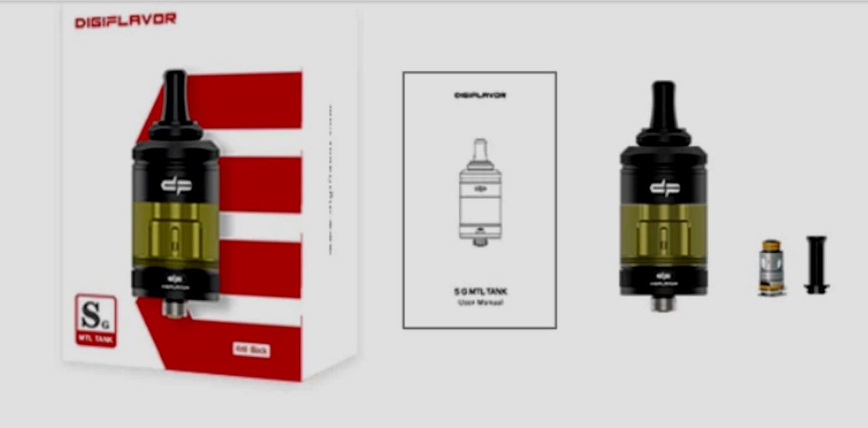 Digiflavor Siren G MTL clearomizer Rainbow