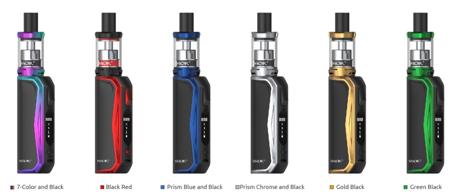 Smoktech Priv N19 Grip 1200 mAh Full Kit Black Red 1 ks