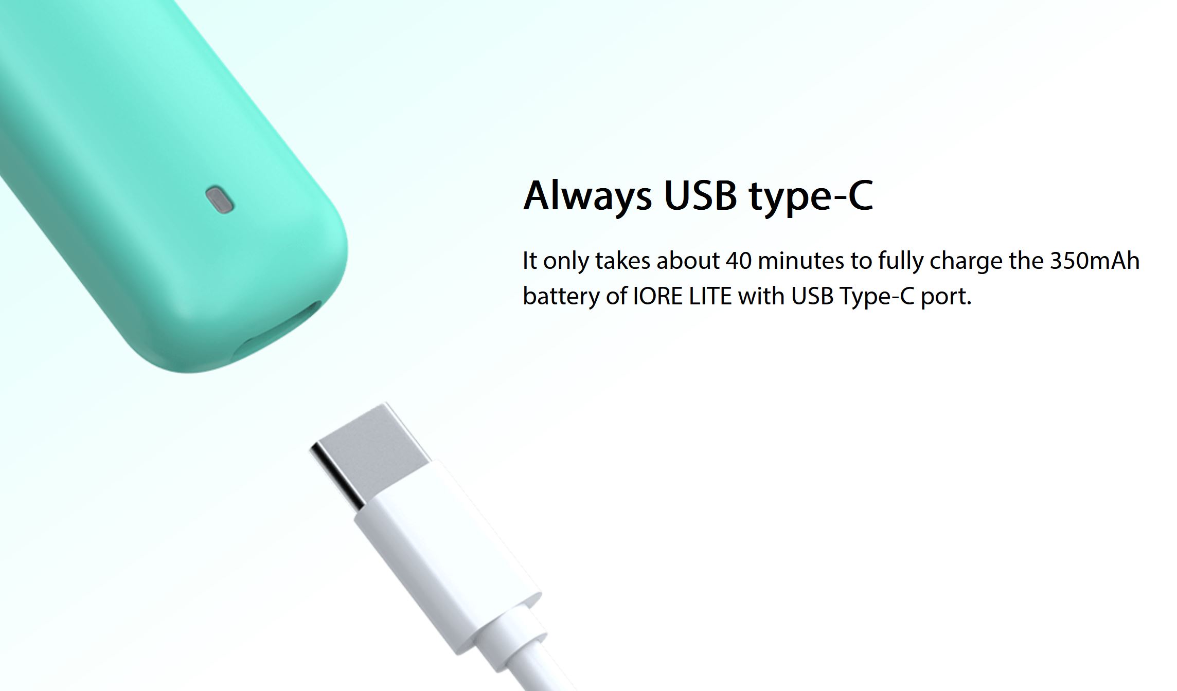 iSmoka Eleaf IORE LITE 350 mAh Cyan 1 ks