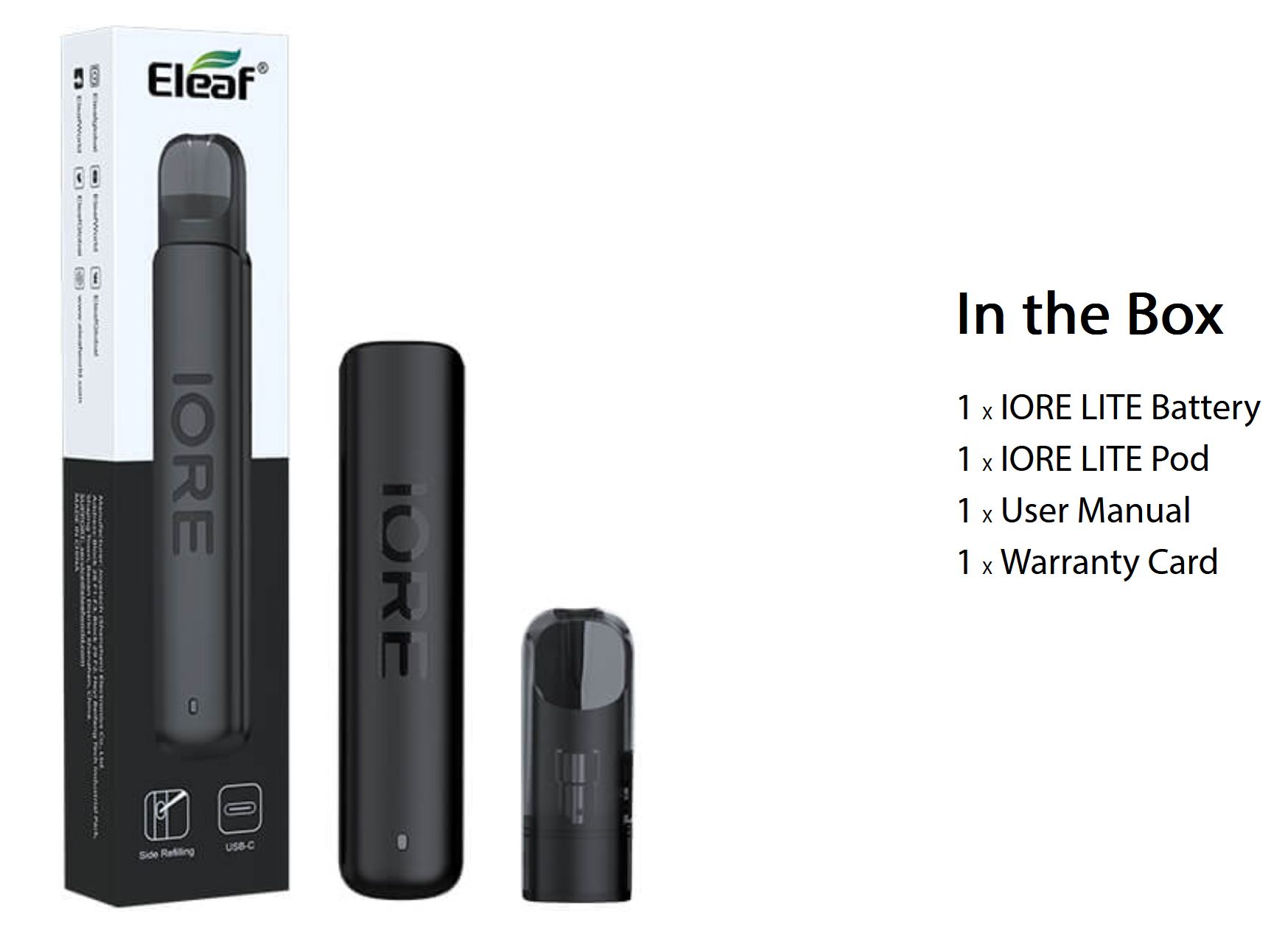 iSmoka Eleaf IORE LITE 350 mAh White 1 ks