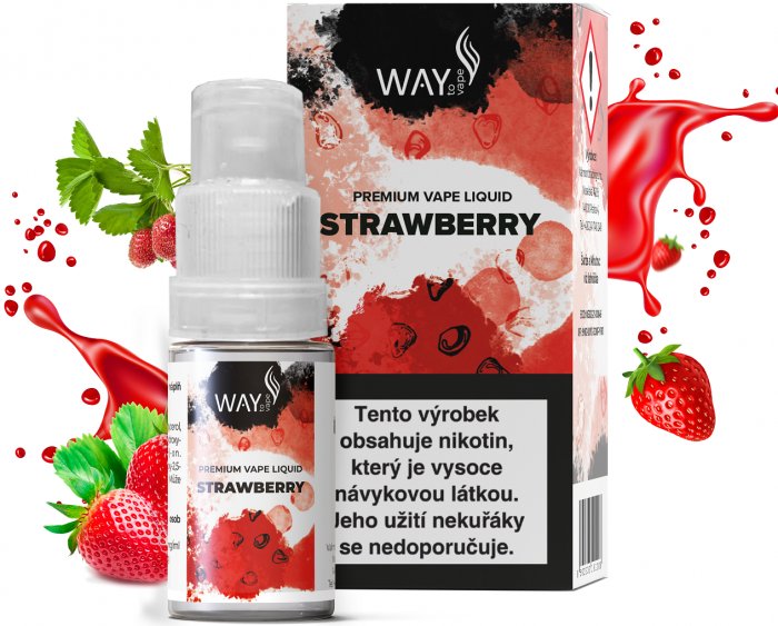 WAY to Vape Strawberry 10 ml 18 mg