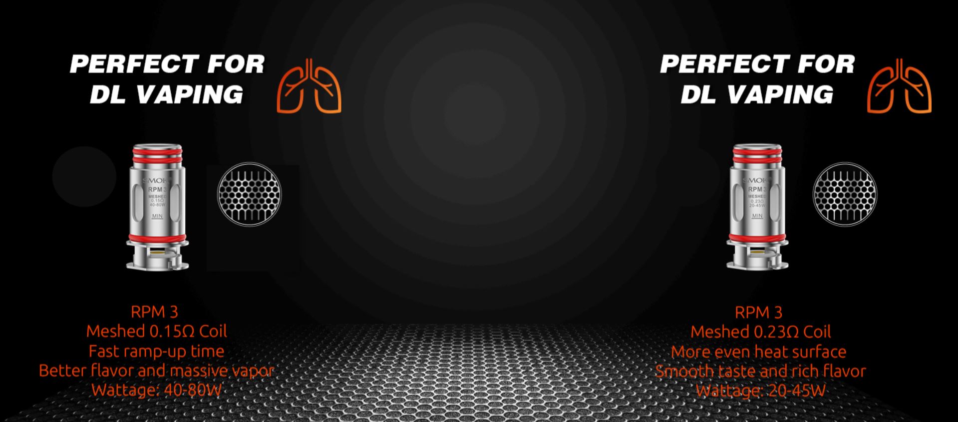 Smoktech RPM 3 Meshed žhavicí hlava 0,23ohm