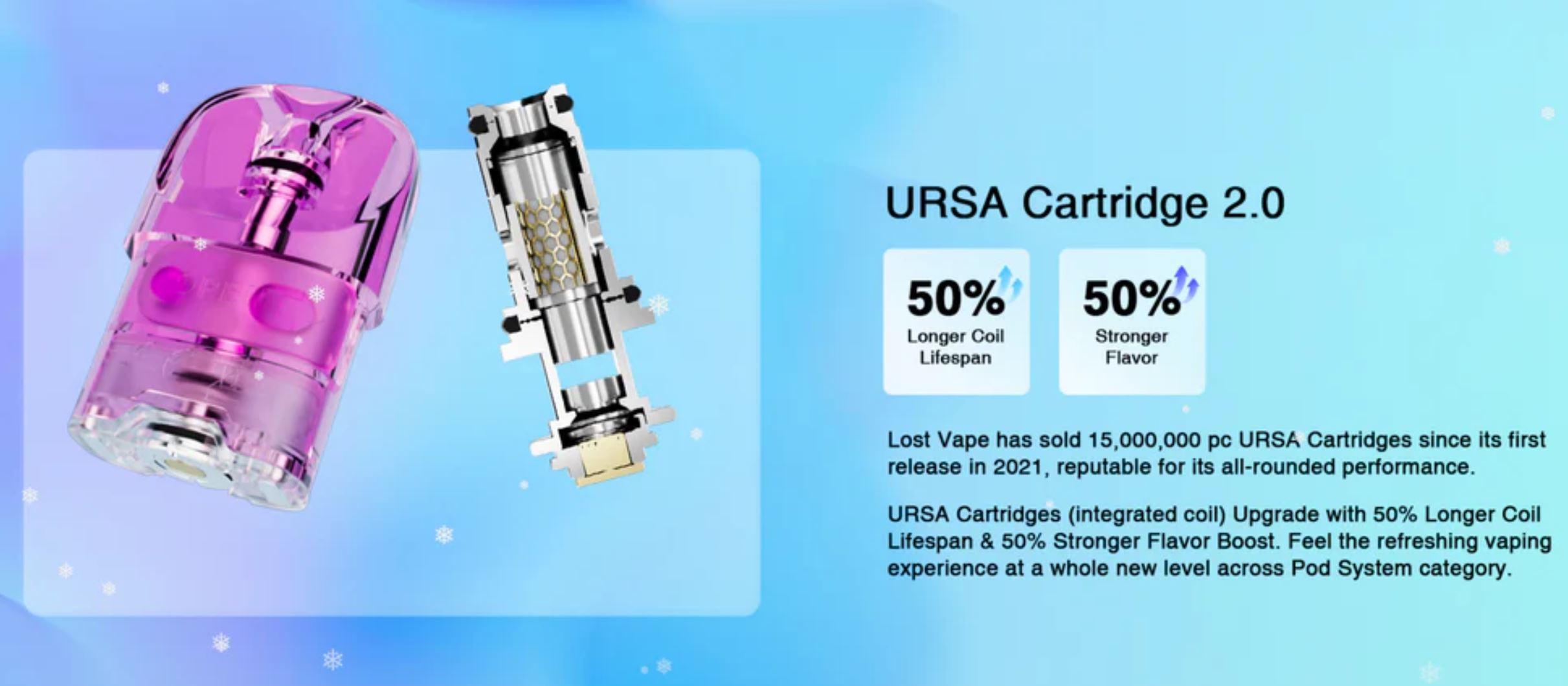 Lost Vape Ursa Nano S Pod 800 mAh Mint Green 1 ks