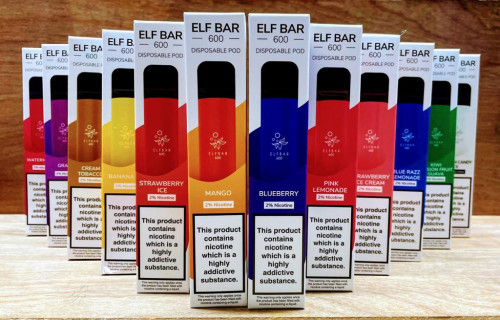 Elf Bar 600 Strawberry Raspberry Cherry ICE 20mg 550 mAh 1 ks