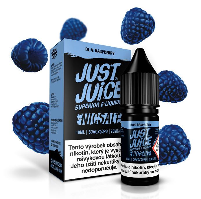 Just Juice Salt Blue Raspberry (Modrá malina) 10 ml 11 mg