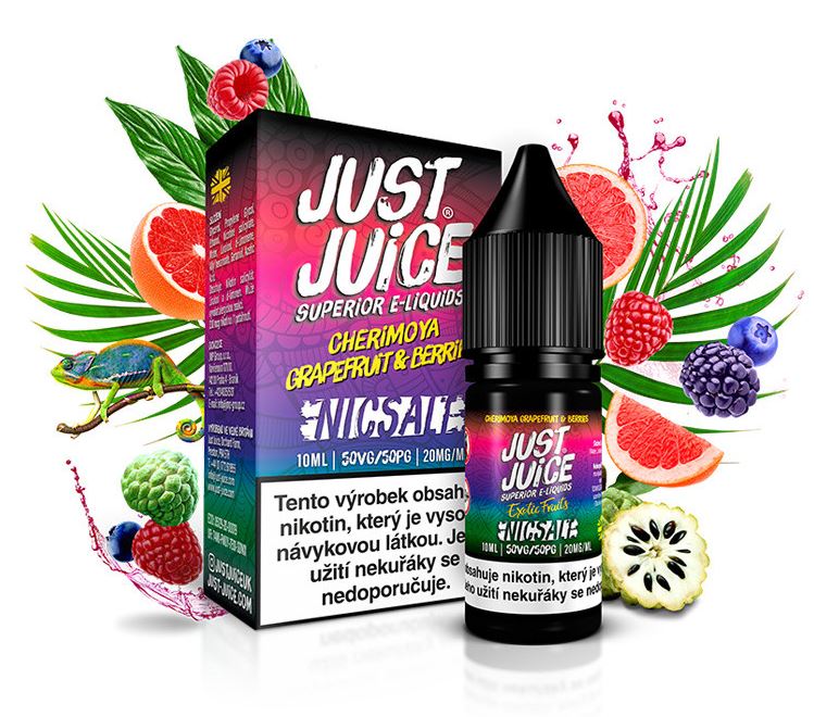 Just Juice Salt Cherimoya Grapefruit & Berries (Cherimoya, grapefruit a bobule) 10 ml 11 mg