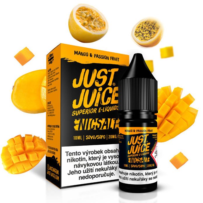 Just Juice Salt Mango & Passion Fruit (Mango & marakuja) 10 ml 11 mg