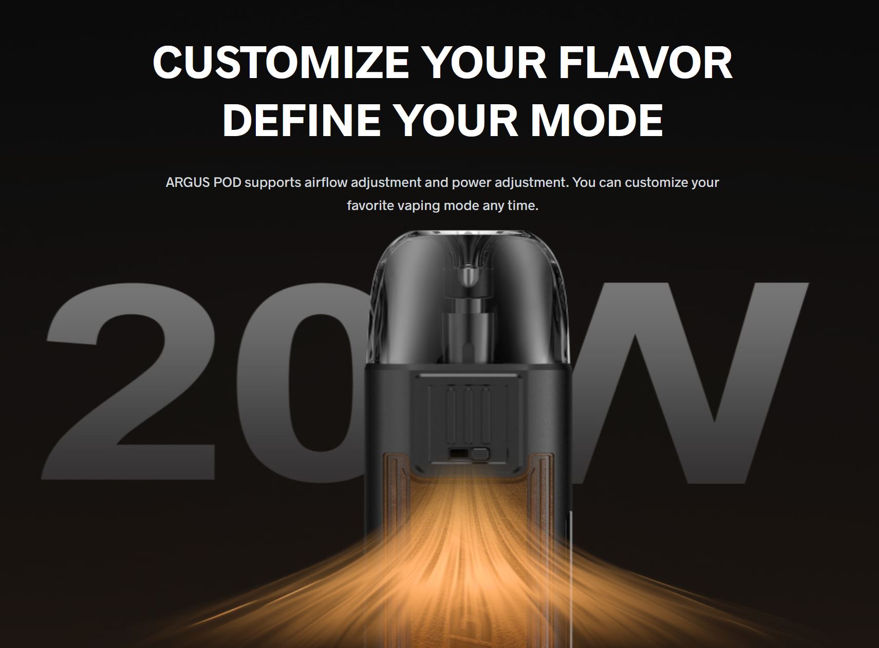 VooPoo Argus Pod Kit 800 mAh Gray 1 ks