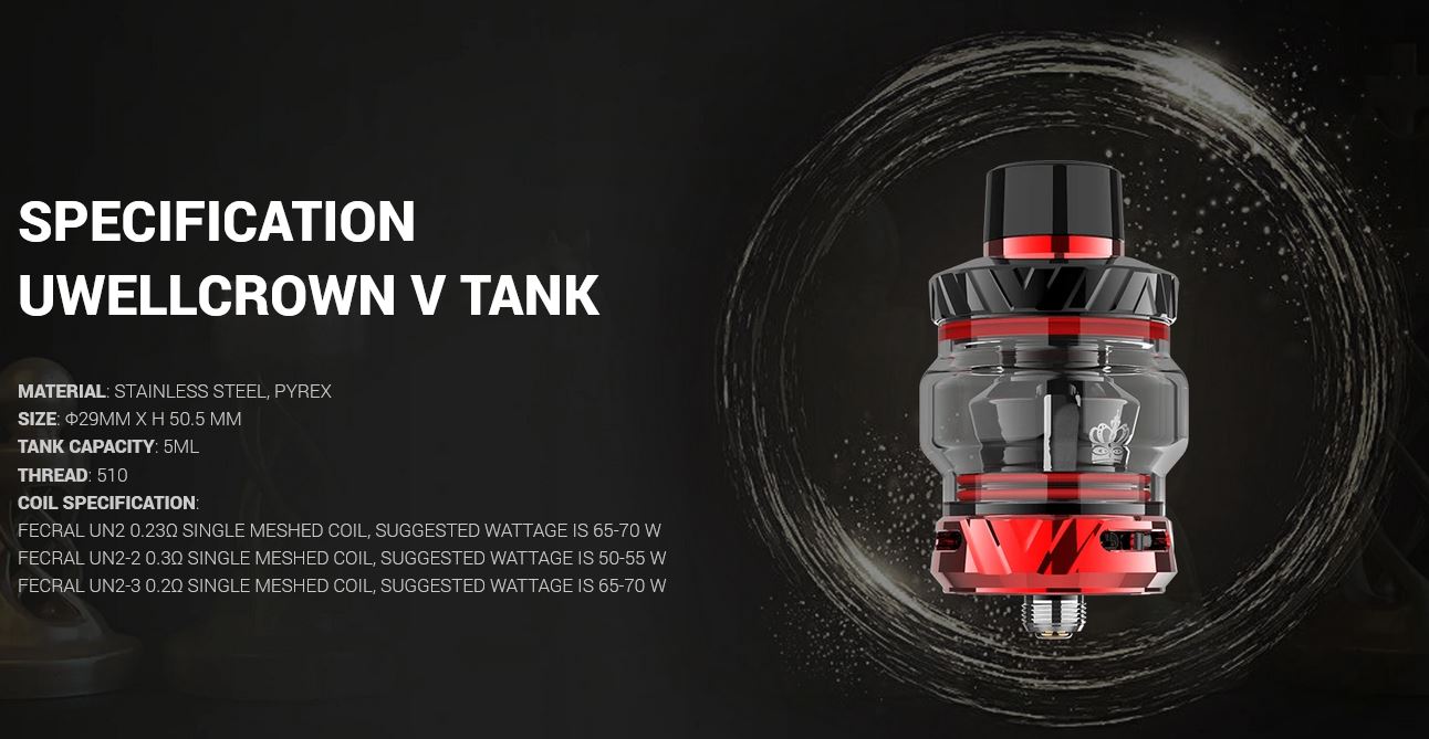 Uwell Crown 5 UN2-3 Single Meshed žhavicí hlava 0,2ohm