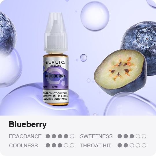 ELFLIQ Nic SALT Blueberry 10 ml 20 mg