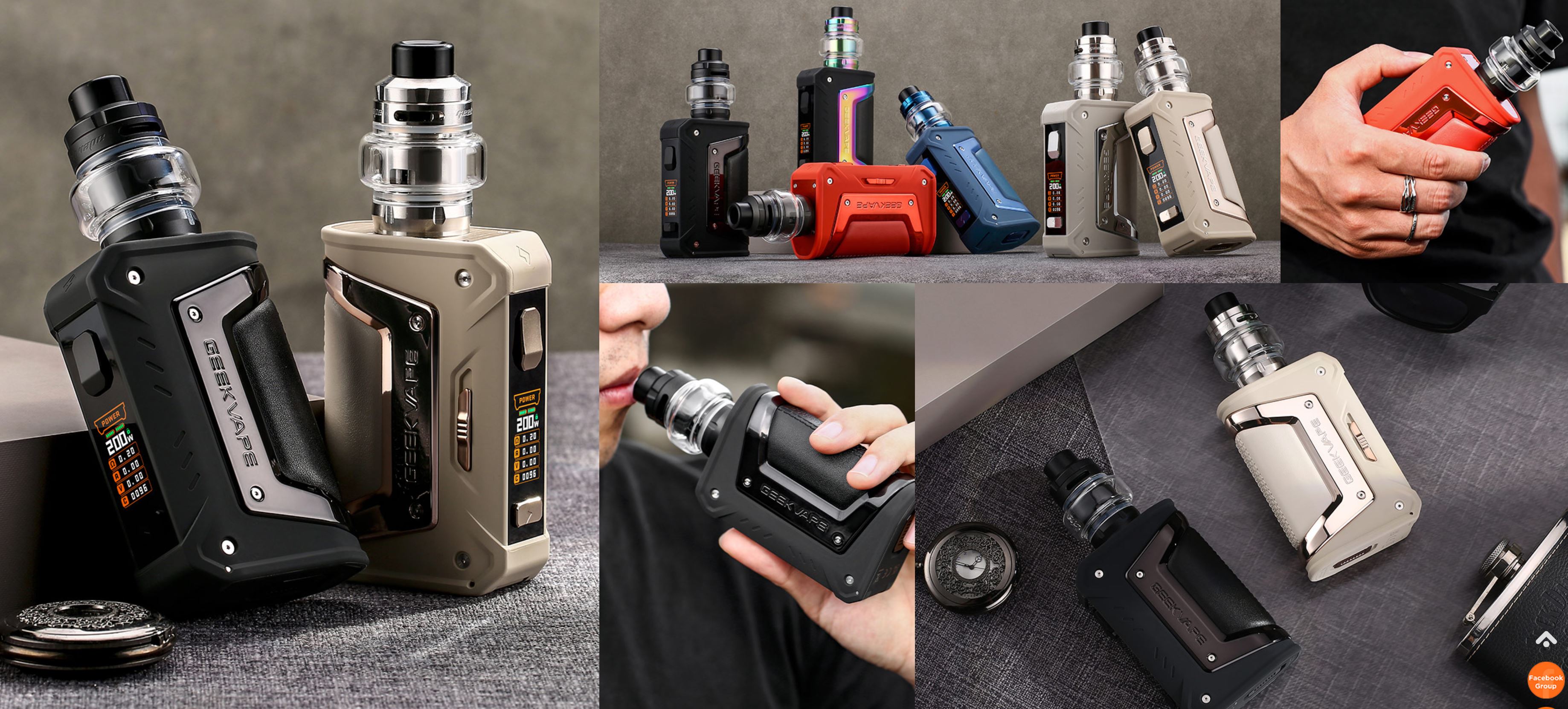 GeekVape L200 Classic Kit s Z Max Tank 200W Black 0 mAh 1 ks