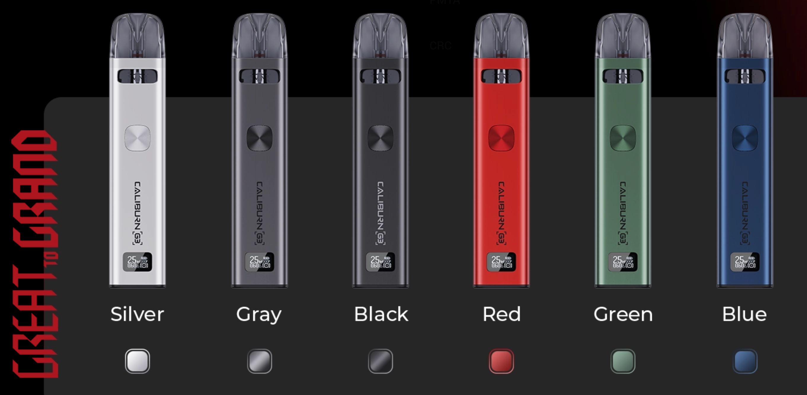Uwell Caliburn G3 900 mAh Red 1 ks