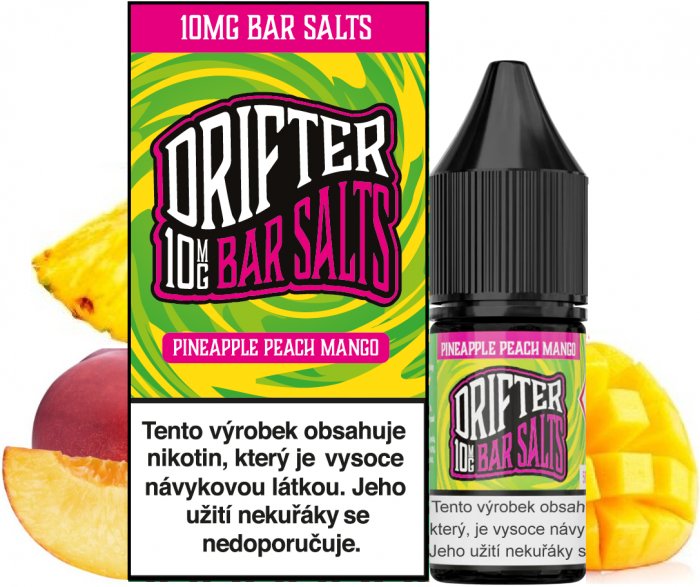 Drifter Bar Salts Pineapple Peach Mango 10 ml 20 mg
