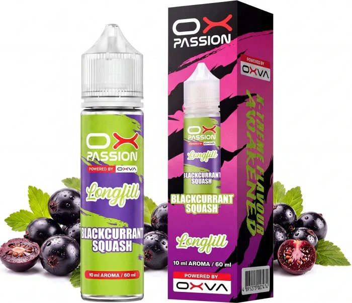 OXVA OX PASSION S&V 10ml Blackcurrant Squash