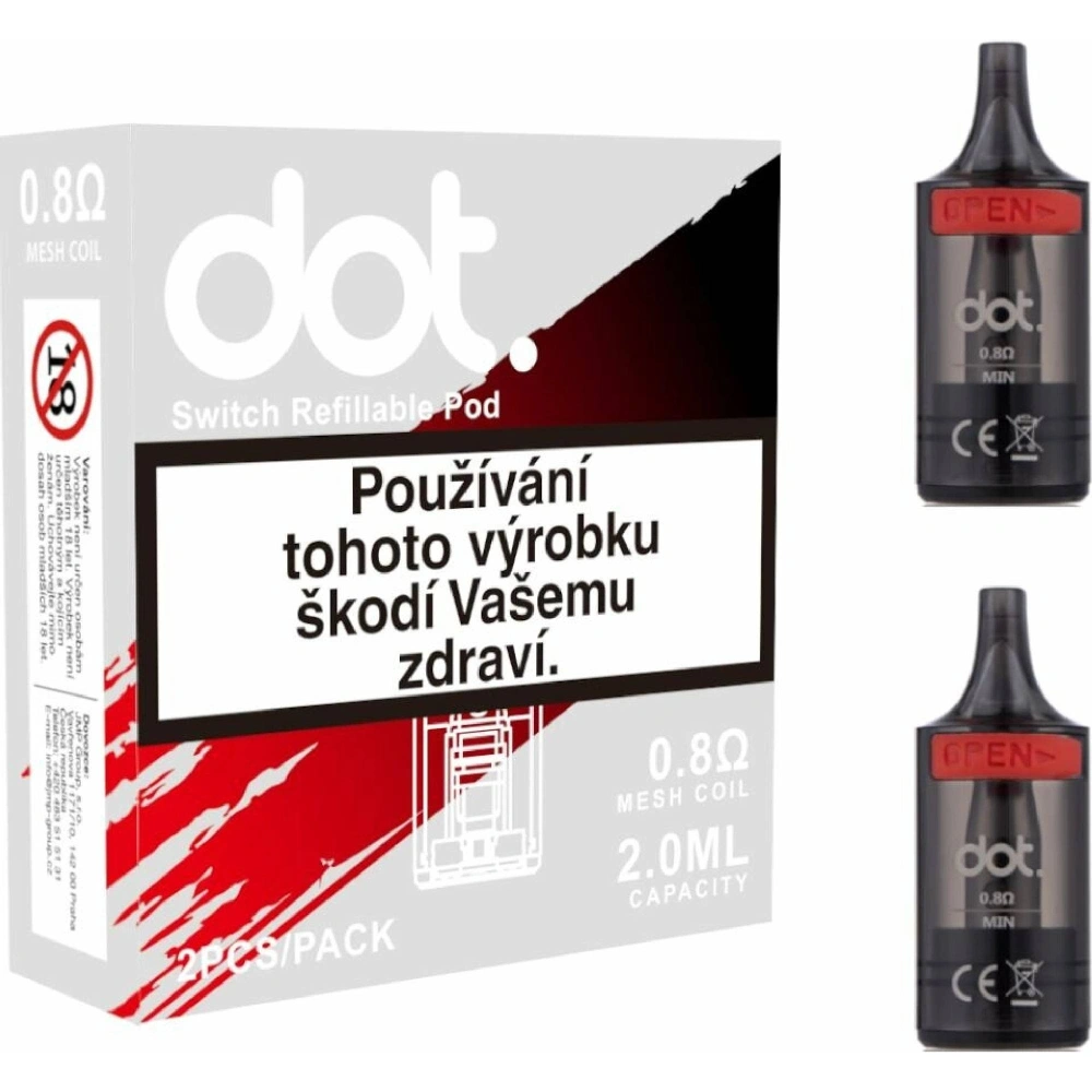 Dotmod Switch R Pod cartridge 2ks 0,8ohm