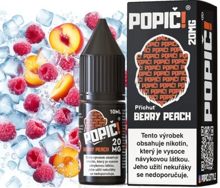 POPIČ! Salt Berry Peach 10 ml 20 mg