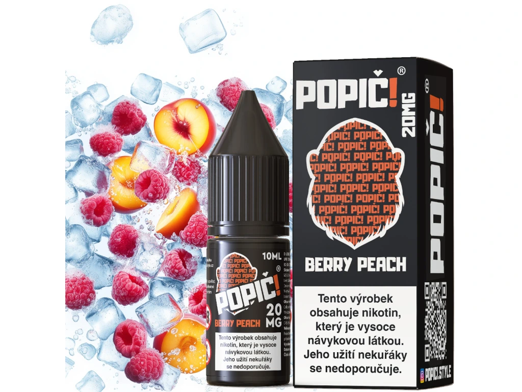 POPIČ! Salt Berry Peach 10 ml 20 mg