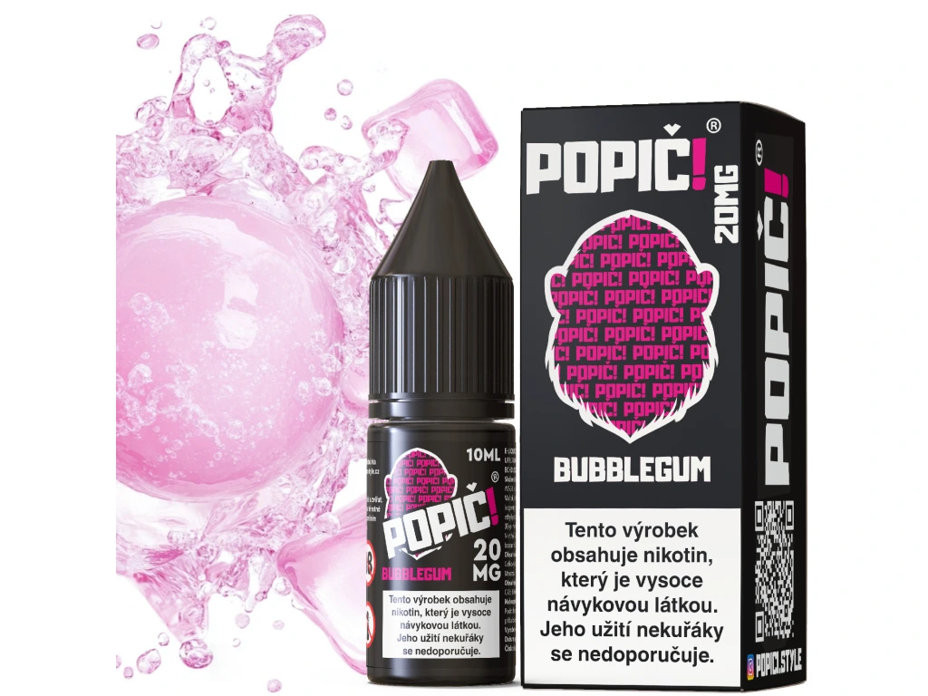 POPIČ! Salt Bubblegum 10 ml 20 mg