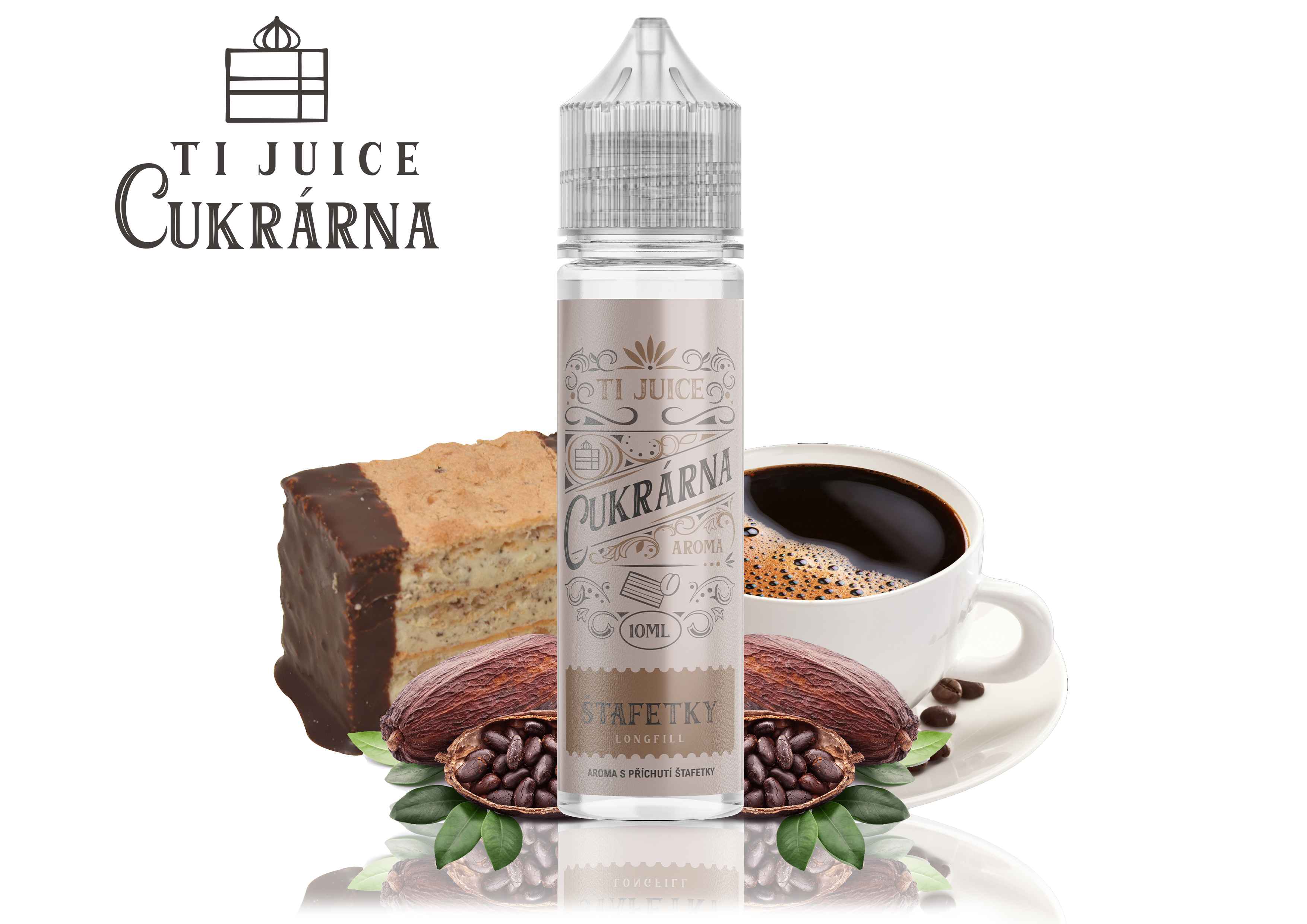 TI Juice Cukrárna Shake & Vape Štafetky 10 ml