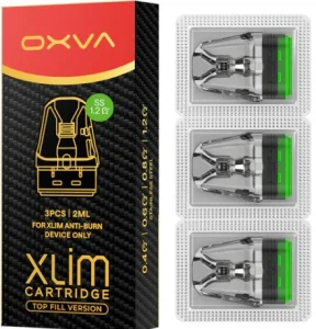 OXVA Xlim DNA cartridge Top Fill SS 1,2 ohm 3 ks