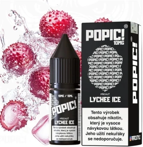 POPIČ! Salt Lychee Ice 10 ml 10 mg