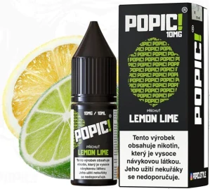 POPIČ! Salt Lemon Lime 10 ml 10 mg