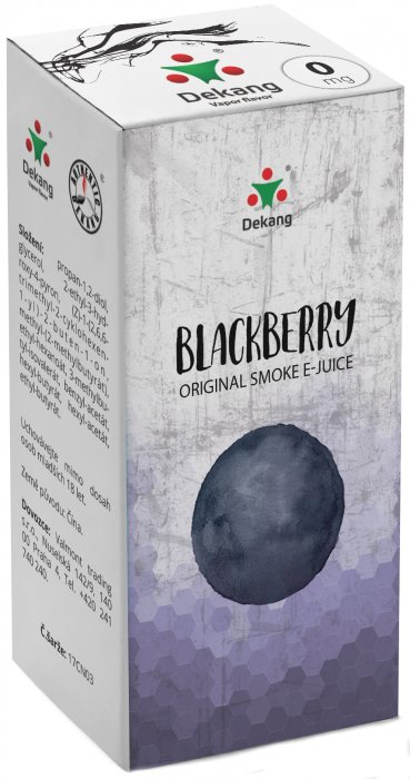 E-liquid Dekang Blackberry 10ml 0mg (ostružina)