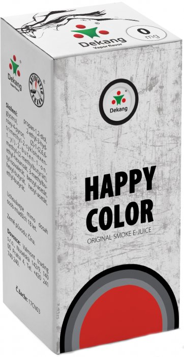 E-liquid Dekang Happy Color 10ml 0mg