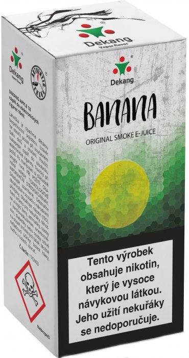 E-liquid Dekang Banana 10ml 18mg (banán)