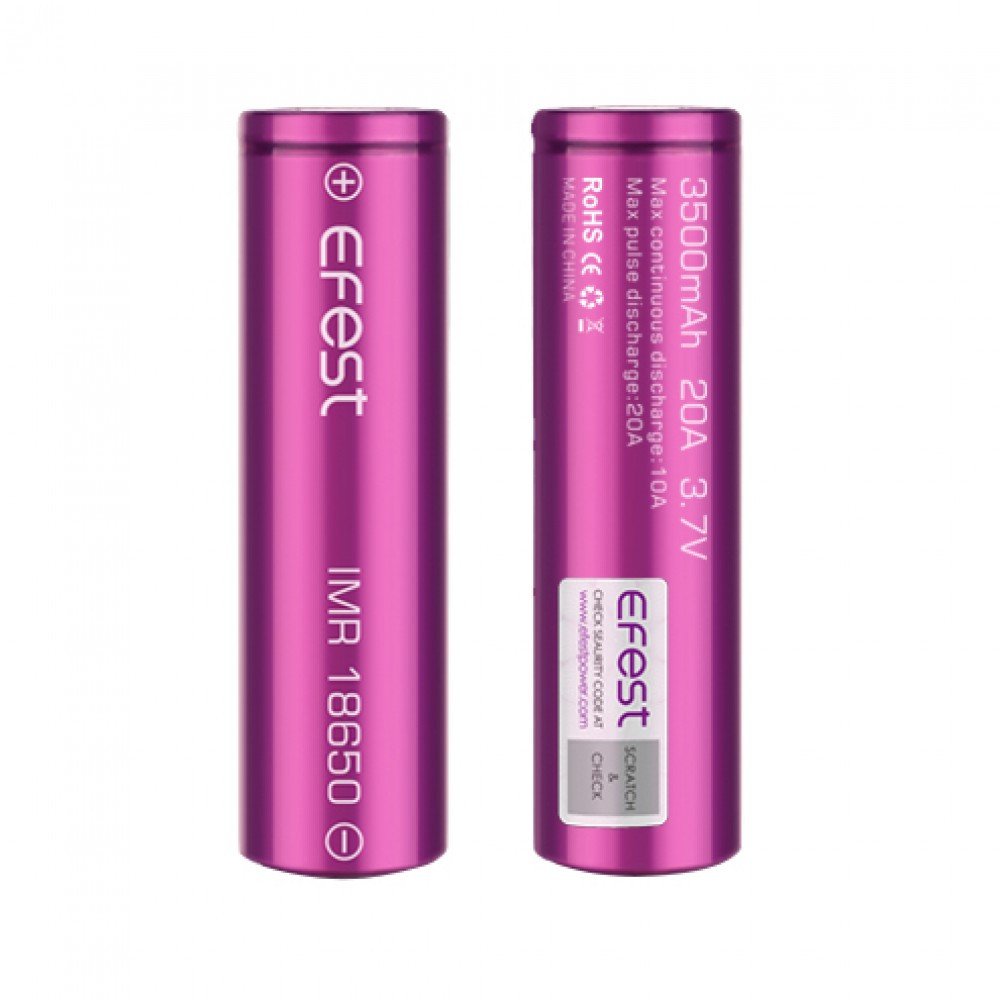 Efest baterie typ 18650 3500mAh 20A