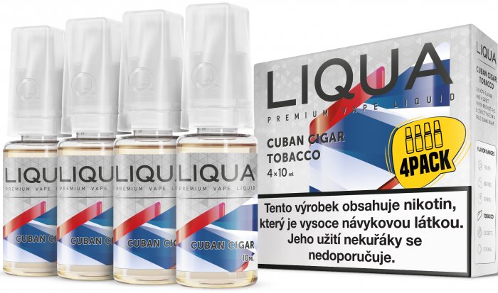 Ritchy Liqua Elements 4Pack Cuban Cigar tobacco 4 x 10 ml 3 mg