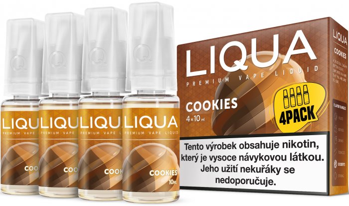 Ritchy Liqua Elements 4Pack Cookies 4 x 10 ml 3 mg