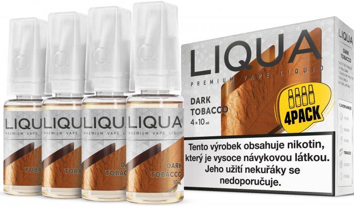 Ritchy Liqua Elements 4Pack Dark tobacco 4 x 10 ml 6 mg