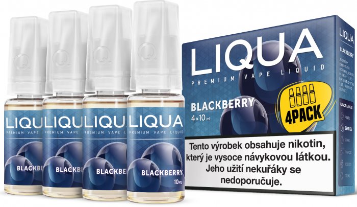 LIQUA Elements 4Pack Blackberry 4x10ml-6mg (ostružina)