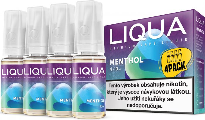 Ritchy Liqua Elements 4Pack Menthol 4 x 10 ml 6 mg