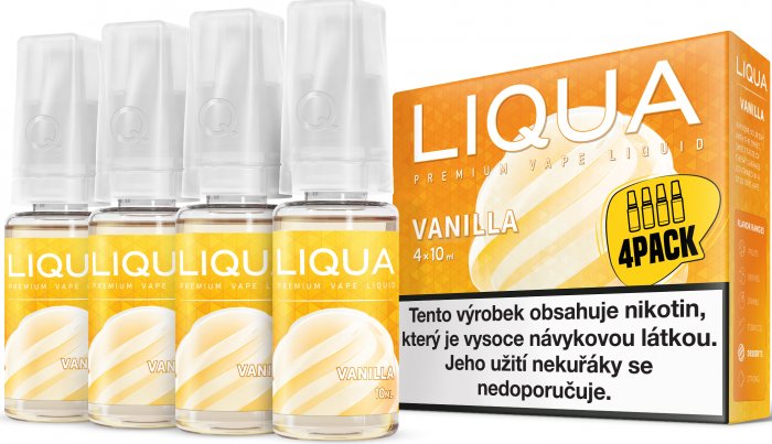 LIQUA Elements 4Pack Vanilla 4x10ml-12mg (Vanilka)