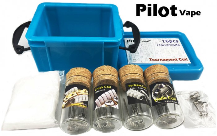 PilotVape Handmade Tournament Sada předmotaných spirálek